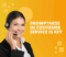 Promptness in Customer Service is Key Promptness in Customer Service is Key